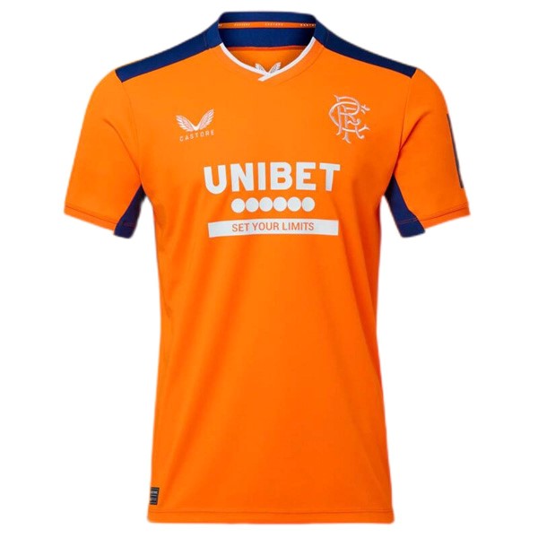 Tailandia Camiseta Rangers 3ª Kit 2022 2023 Naranja